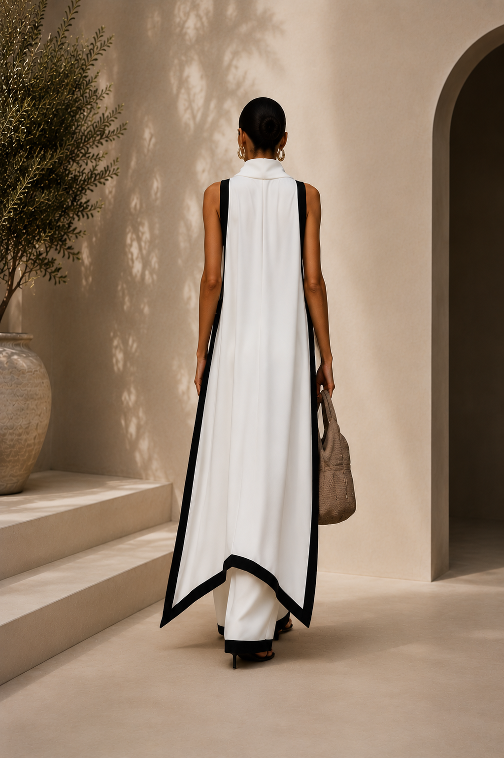 Camille | Conjunto Blanco y Negro